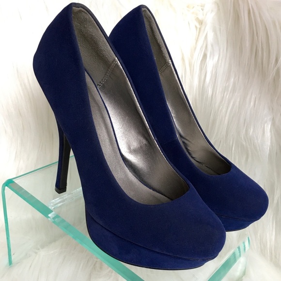 Qupid Shoes - Qupid Velour Pumps